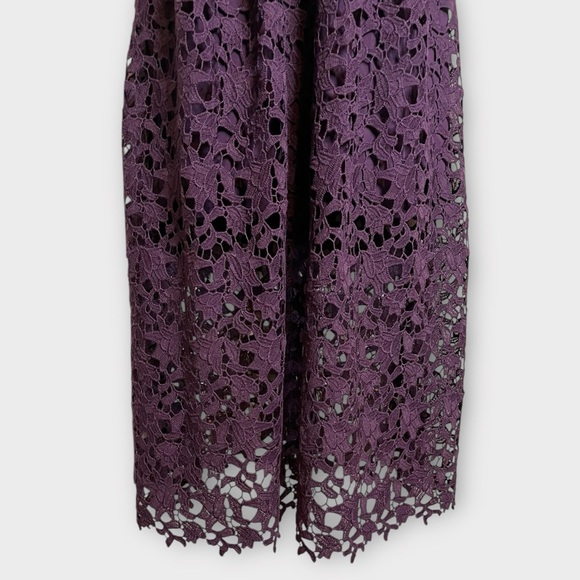 ASTR the Label Revolve Lace Midi Dress Size Medium purple cocktail wedding guest - Picture 6 of 7